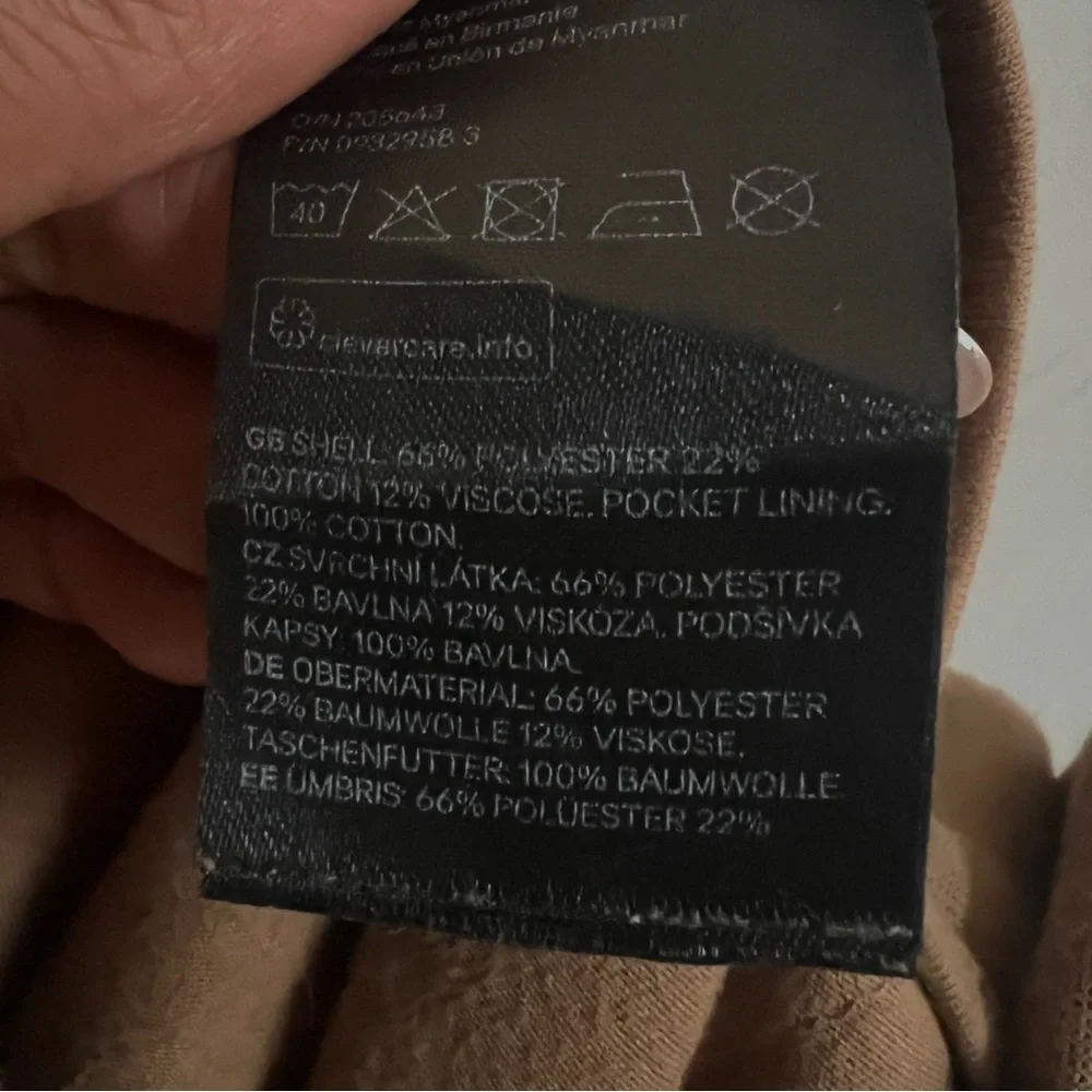 H&M Pleat Casual Knit Camel Pants SZ XL - Picture 5 of 5